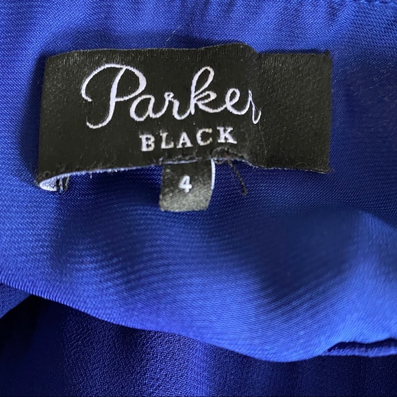 Parker Black Label Halter Ruffle Gown - Picture 9 of 10